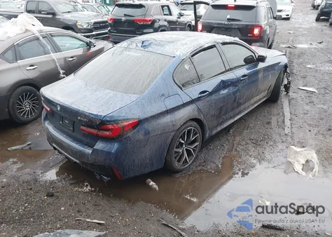 2022 BMW 540 I xDrive z USA, uszkodzony, nr VIN WBA73BJ06NCK07835